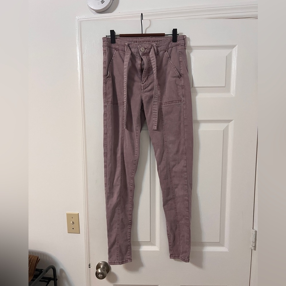 American Eagle Lilac Pants - Size 8 long